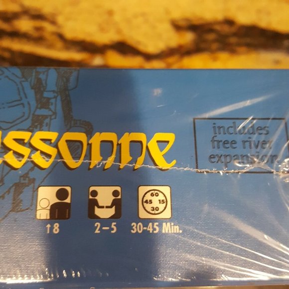 Rio Grande Games CARCASSONNE First Edition c2000 Factory Sealed Board Game - Picture 8 of 8